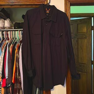 Men’s timberland xl button up shirt black